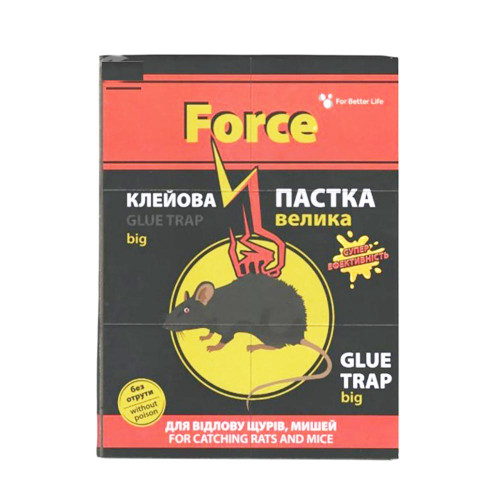 Клейова пастка від щурів Force 15,5*21см велика