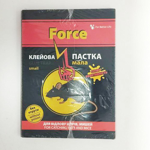Клейова пастка від щурів Force 12*16,5см мала