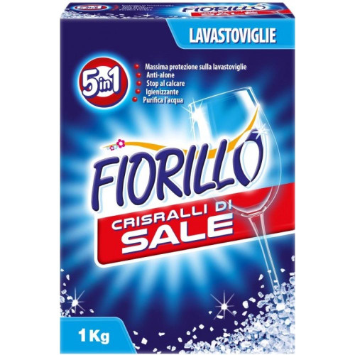 Сііль для посудомийних машин Fiorillo 5в1 1кг Кристалізована