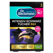 Серветки для відновлення кольору Dr. Beckmann 8шт Чорні
