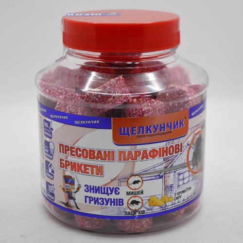 Щелкунчик брікети від гризунів 320гр Червоний