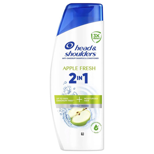 Шампунь для волосся Head & Shoulders 2в1 400мл Зелене Яблуко