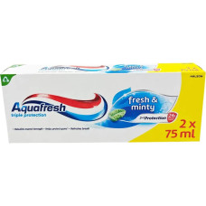 Зубна паста Aquafresh 2х75мл Освіжаюча М'ята