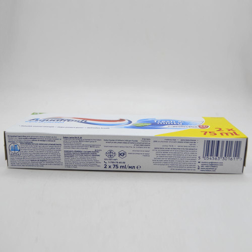 Зубна паста Aquafresh 2х75мл Освіжаюча М'ята