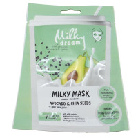 Маска тканева для обличчя Milky Dream 20мл Авокадо та чія