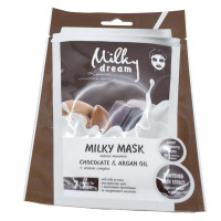 Маска тканева для обличчя Milky Dream 20мл Шоколад та арганова олія