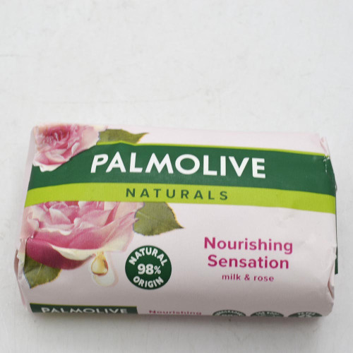 Тверде мило Palmolive 90г Троянда та молоко