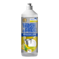 Засіб для миття посуду Wash & Free 500мл Лимон та м'ята