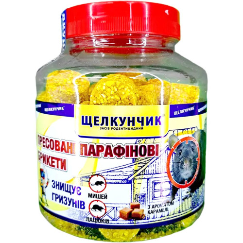 Брикети від гризунів Щелкунчик 320гр Жовтий