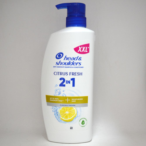 Шампунь для волосся Head & Shoulders 800мл Цитрусова свіжість 2в1 (дозатор)