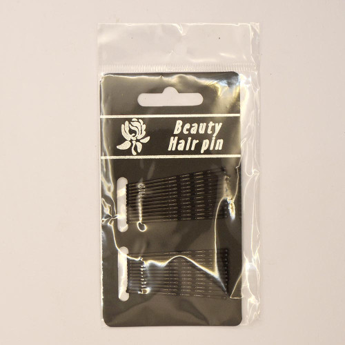 Бюті набір невидимок на блістері Beauty Hair Pin 24шт Чорні 50-3