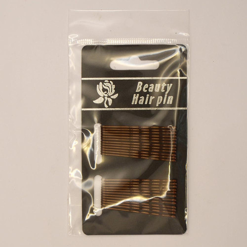 Набір невидимок на блістері Beauty Hair Pin 24шт Коричневі 50-4