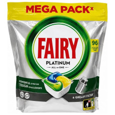 Капсули для посудомийних машин Fairy Платінум 96шт Лимон