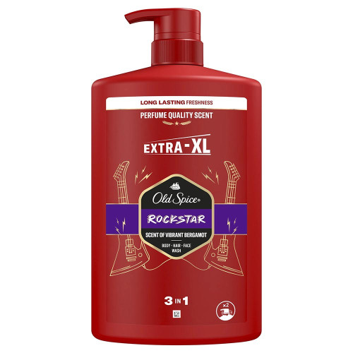 Чоловічий гель для душу Old Spice 1л Рокстар Дозатор