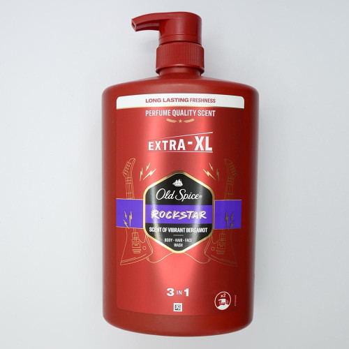 Чоловічий гель для душу Old Spice 1л Рокстар Дозатор