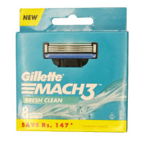 Картридж для гоління Gillette Мак3 8шт Фреш Клін