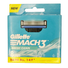 Картридж для гоління Gillette Мак3 8шт Фреш Клін