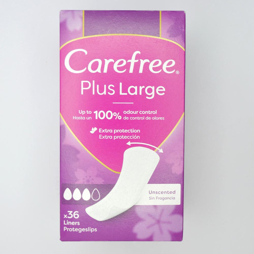 Щоденні прокладки Carefree 36шт Плюс Ларге