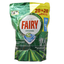 Капсули для посудомийних машин Fairy 56шт Оригінал